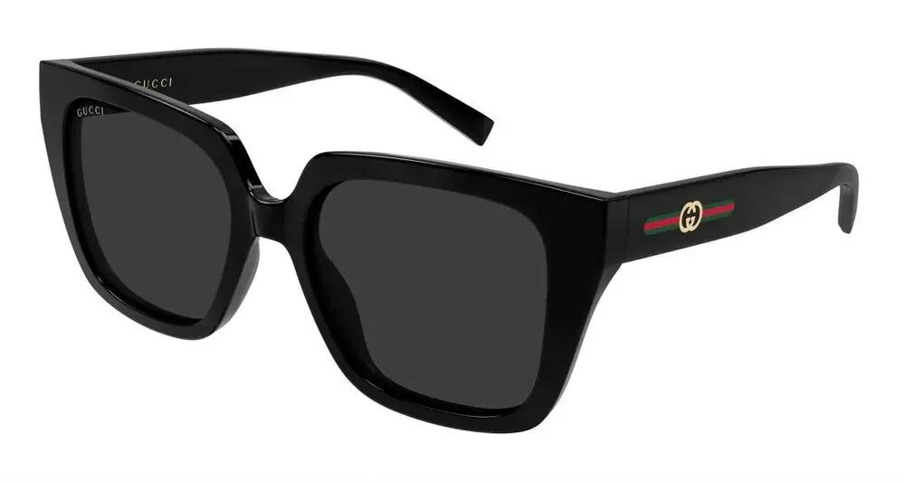 NEW Gucci GG2102S Black Square Sunglasses